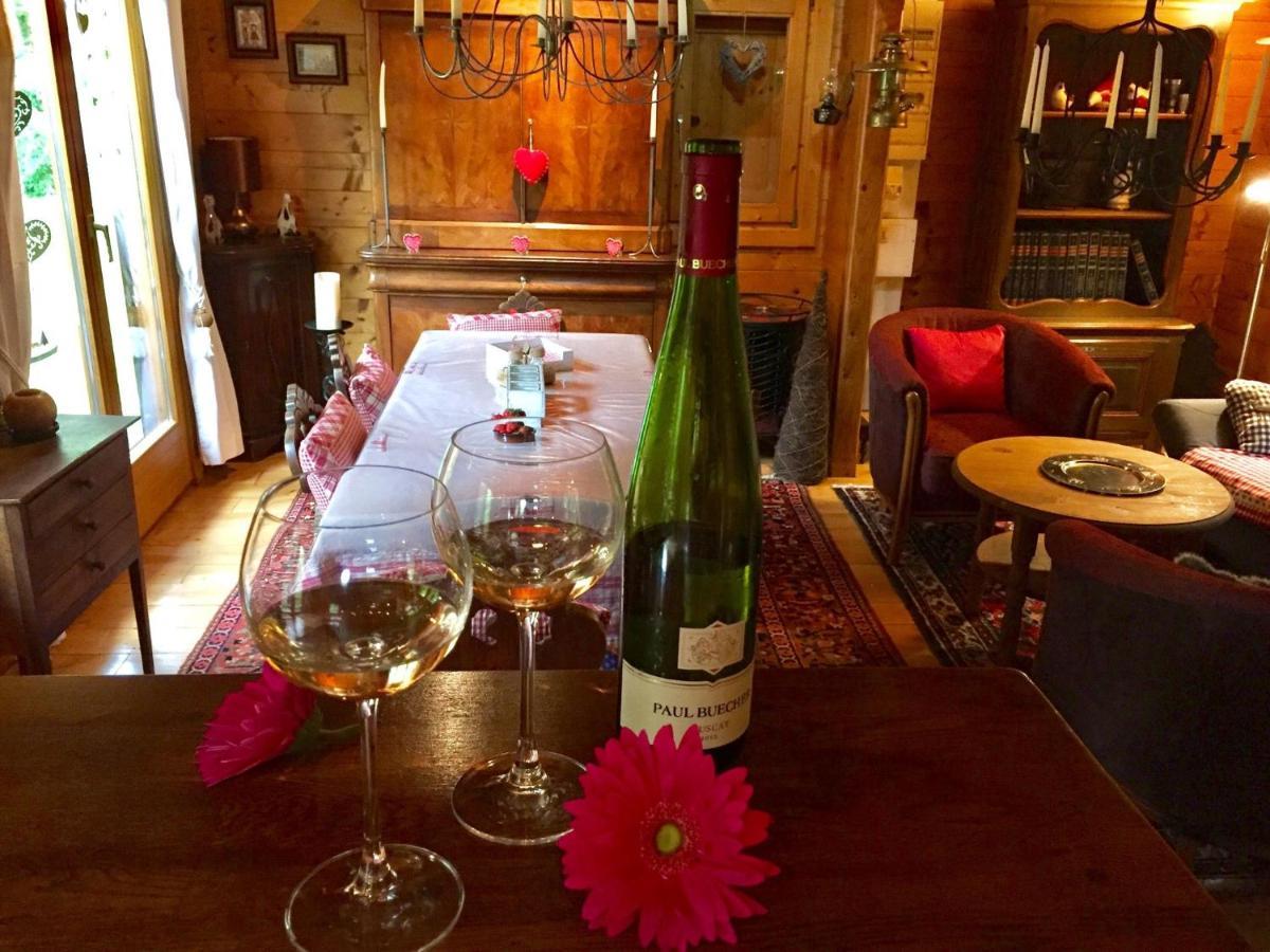 Cosy Chalet With Private Sauna In Bousseviller 객실 사진