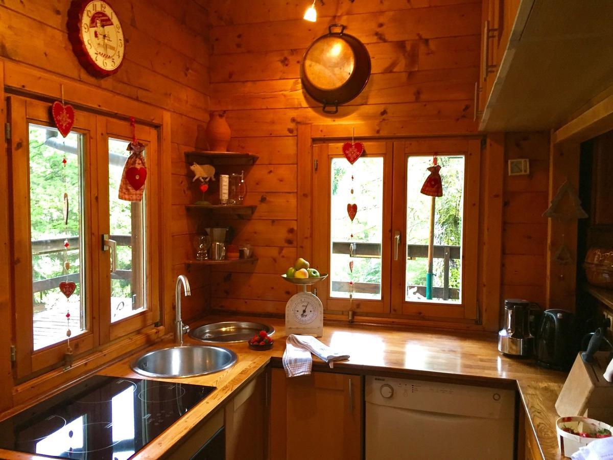 Cosy Chalet With Private Sauna In Bousseviller 외부 사진